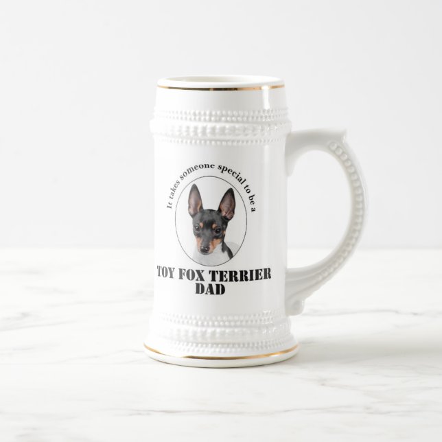 Caneca de cerveja do pai do Fox Terrier do (Direita)