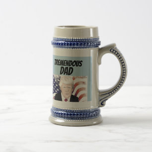 CANECA DE CERVEJA DO PAI INCRÍVEL DONALD TRUMP