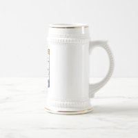 Caneca de cerveja do rugby de Orlando