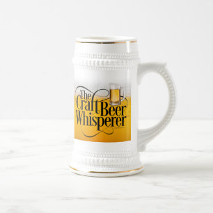 Caneca de cerveja do sussurro do artesanato