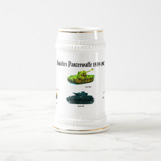 Caneca de cerveja do Tanque Alemão Panzerwaffe