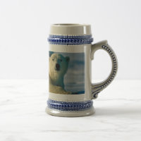 Caneca de cerveja do urso polar