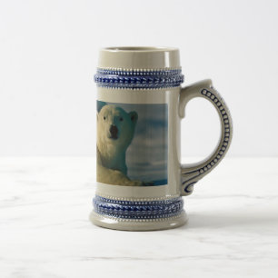 Caneca de cerveja do urso polar