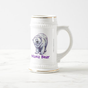 Caneca de cerveja do Urso Polar da Mamãe