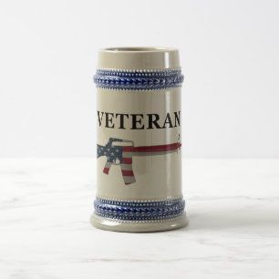 Caneca de cerveja do veterano M16