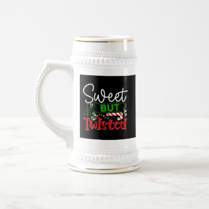 Caneca De Cerveja Doce Mas Torta Piada de Natal Báculo de Açúcar