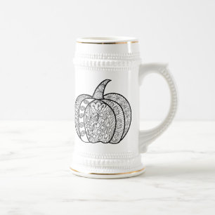 Caneca De Cerveja Dodores de Halloween Boho mandala bombeiros outono