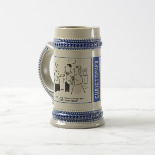 Caneca De Cerveja Dois Casamentos Pareciam Cartoons.