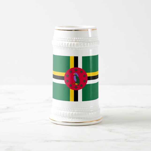 Caneca De Cerveja Dominica Flag (Centro)