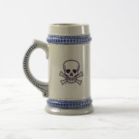 Caneca de cerveja dos Ossos do crânio n