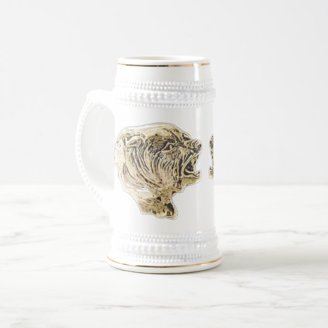 Caneca de cerveja dos Ursos do ouro (Frente Esquerda)