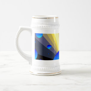 Caneca de cerveja Dourado da guarnição das luas