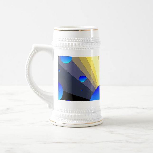 Caneca de cerveja Dourado da guarnição das luas (Esquerda)