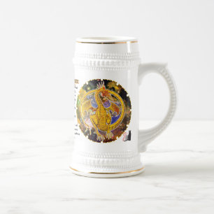 Caneca De Cerveja Dragão Cósmico Topaz