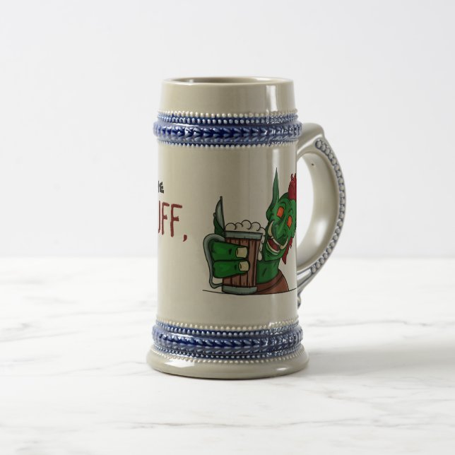 Caneca De Cerveja Duende “Me got the good stuff, ele! “ (Frente Esquerda)