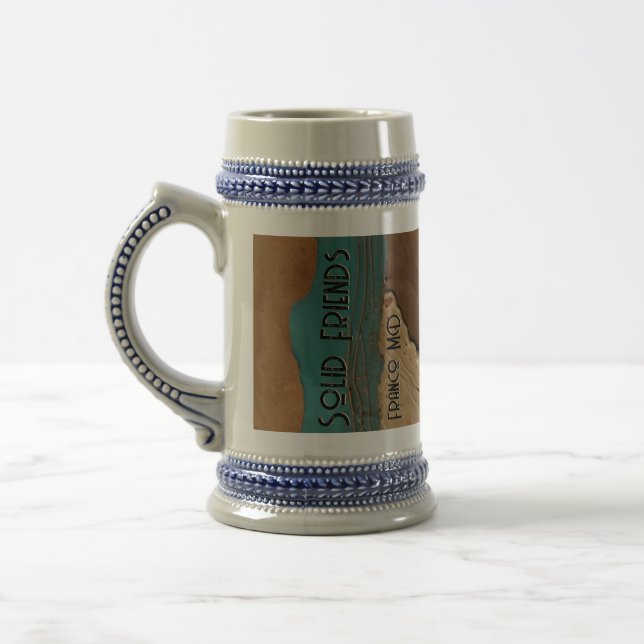Caneca De Cerveja Duna Mirage Terroso Oásis Turquesa Texto (Esquerda)