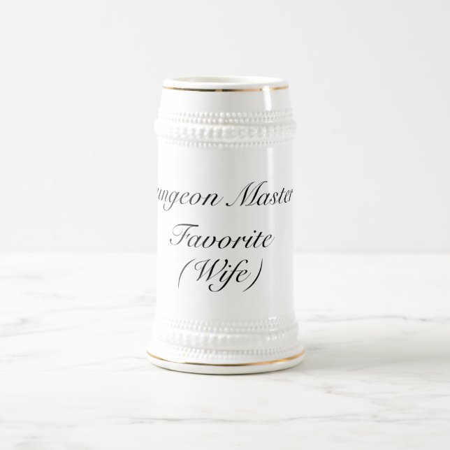 Caneca De Cerveja Dungeon Master's Favorite (Esposa) (Centro)