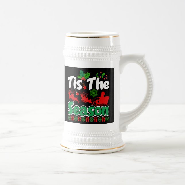 Caneca De Cerveja É a Temporada de Natal Design-61067 (Direita)