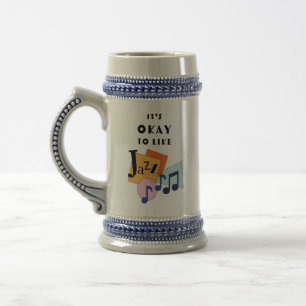 Caneca De Cerveja É bom gostar do Jazz V.2