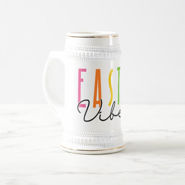 Caneca De Cerveja Easter Vibes (Frente Esquerda)