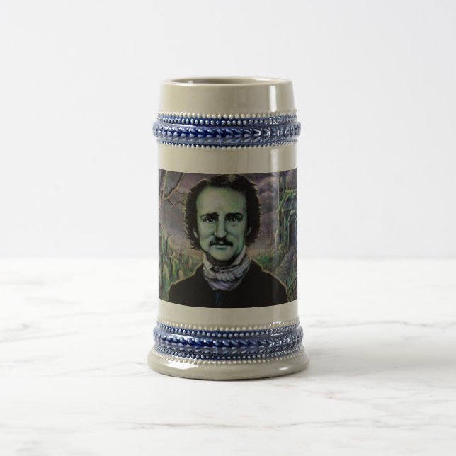 Caneca De Cerveja Edgar Allan Poe gótico (Centro)