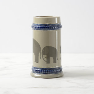 Caneca De Cerveja Elefantes