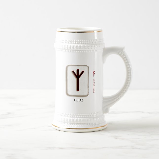 Caneca de cerveja Elhaz RuneStone (Direita)