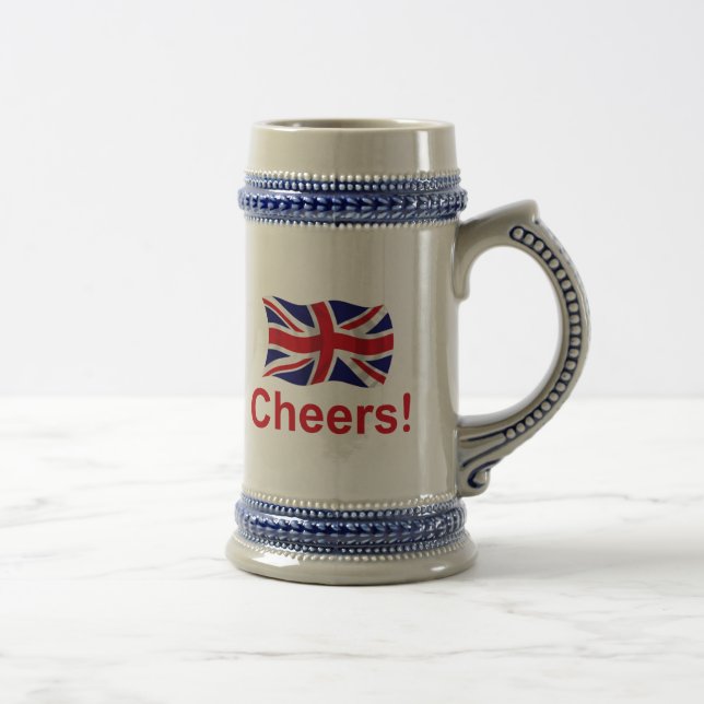 Caneca De Cerveja Elogios britânicos! (Direita)