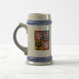 Caneca De Cerveja emblema checo