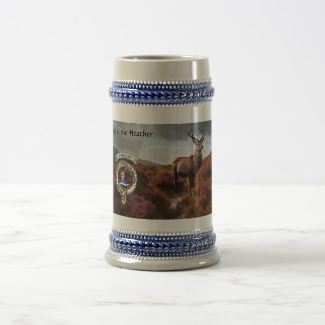 Caneca De Cerveja Emblema da Clan Barclay & Veado Personalizado (Centro)