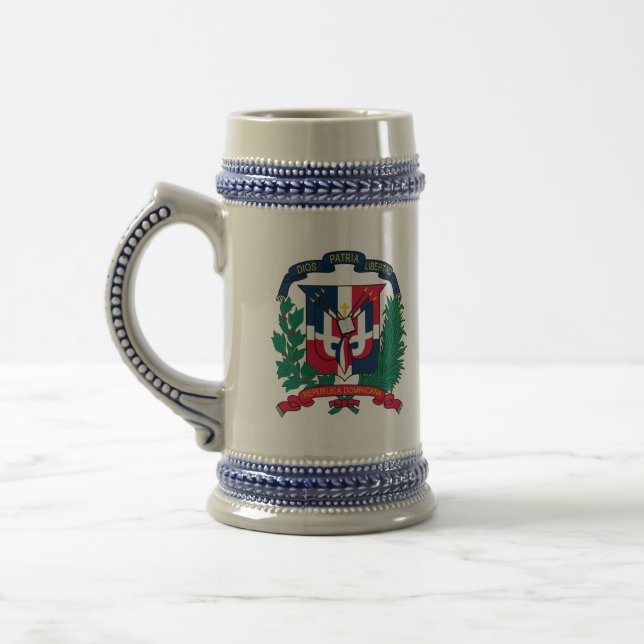 Caneca De Cerveja emblema da República Dominicana (Esquerda)