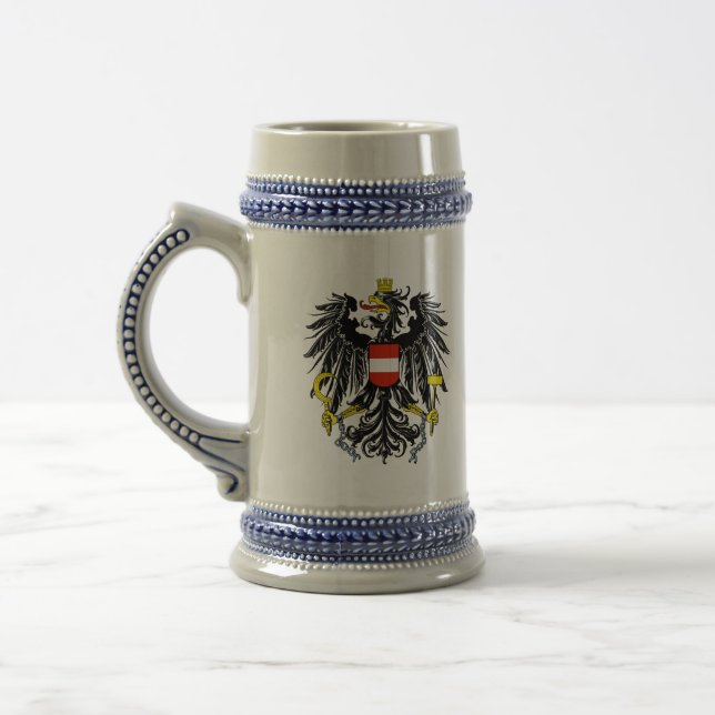 Caneca De Cerveja emblema de Áustria (Esquerda)