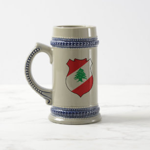 Caneca De Cerveja emblema de Líbano