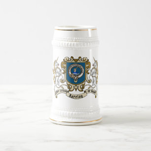 Caneca De Cerveja Emblema do Clã Barclay & Unicórnio