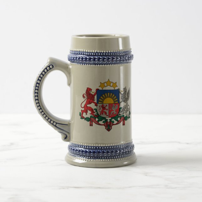 Caneca De Cerveja emblema latvia (Esquerda)