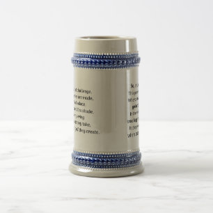 Caneca De Cerveja Emoção do golfista