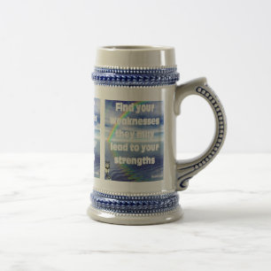Caneca De Cerveja Encontre suas fraquezas