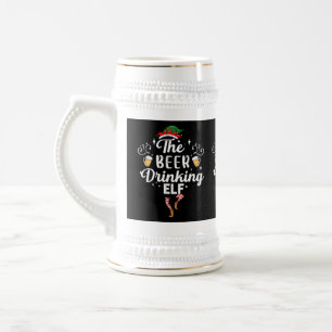 Caneca De Cerveja engraçada arte de palavra do bebendo de cerveja de
