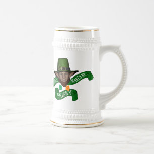 Caneca De Cerveja Engraçado duende irlandês e uísque