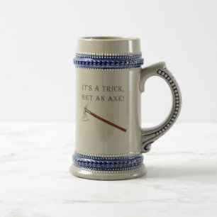 Caneca De Cerveja Engraçado Exército de Escuridão Trick Ax Movie 