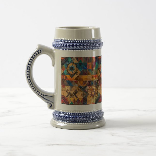 Caneca de cerveja Enigmática "Artística Herdada" d (Esquerda)