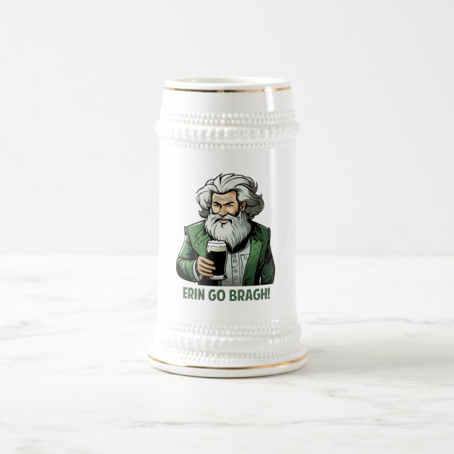 Caneca De Cerveja Erin Go Bragh! -Irlandês (Centro)