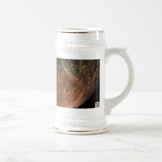 Caneca De Cerveja Espaço de Arte Abstrata Pássaro (Direita)