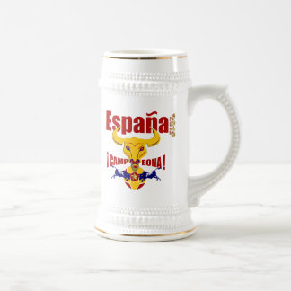 Caneca De Cerveja España Campeona 2012 Jarro de Cerveza Espanha Bull