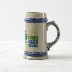 Caneca de cerveja espartano de 40 anos