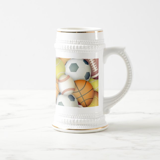 Caneca De Cerveja Esportes-Bolas (Direita)