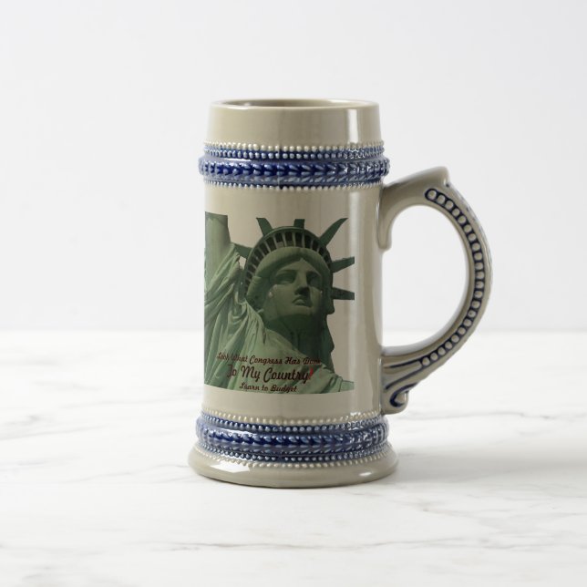 Caneca De Cerveja Estátua do Choro da Liberdade (Direita)