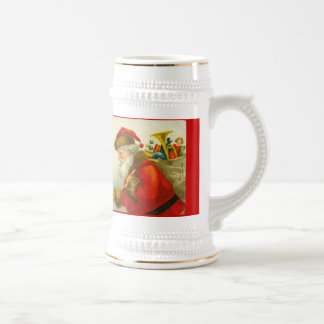 Caneca De Cerveja Estilo de Vintage Natal do Papai Noel