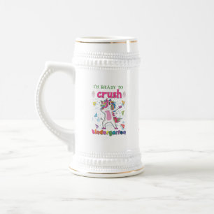 Caneca De Cerveja Estou pronto para esmagar o jardim de infância
