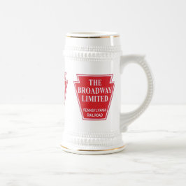 Caneca De Cerveja Estrada de ferro Broadway de Pensilvânia limitado
